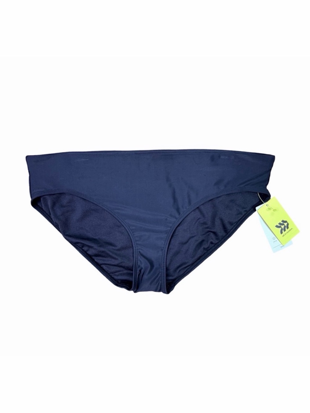 all in motion Medium Coverage Bikini Bottoms - Size Large - Black